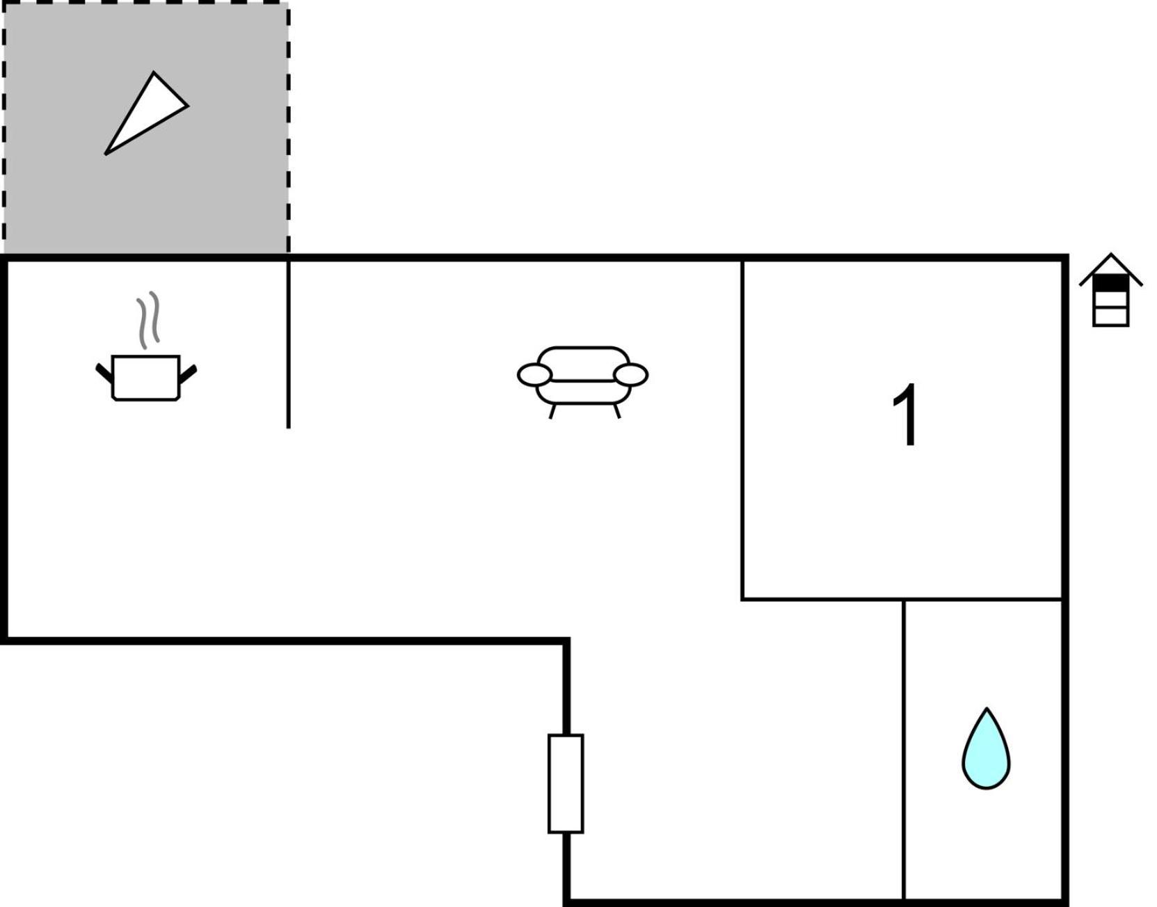 1 Bedroom Cozy Apartment In Bibinje Luaran gambar